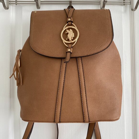 US POLO ASSN. Brown Medallion Backpack - Picture 5 of 15